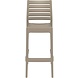 Siesta Siesta Ares Stapelbare Barkruk 75 cm Taupe Siesta Siesta Ares Stapelbare Barkruk 75 cm Taupe