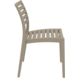 Siesta Siesta Ares Stapelbare Tuinstoel Taupe Siesta Siesta Ares Stapelbare Tuinstoel Taupe