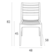 Siesta Siesta Ares Stapelbare Tuinstoel Teak Siesta Siesta Ares Stapelbare Tuinstoel Teak
