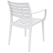 Siesta Siesta Artemis Stapelbare Tuinstoel Wit Siesta Siesta Artemis Stapelbare Tuinstoel Wit