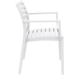 Siesta Siesta Artemis Stapelbare Tuinstoel Wit Siesta Siesta Artemis Stapelbare Tuinstoel Wit