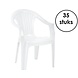 Siesta Siesta Lola Stapelbare Tuinstoel 35 Stuks Wit Siesta Siesta Lola Stapelbare Tuinstoel 35 Stuks Wit