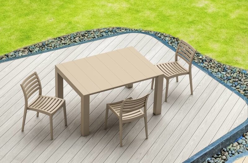 Siesta Siesta Vegas Uitschuifbare Tuintafel Small 100/140 cm Donkergrijs