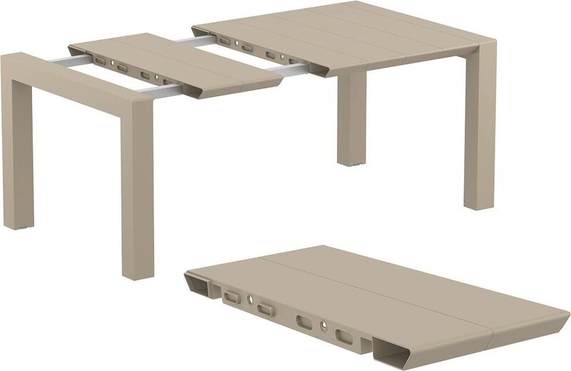 Siesta Siesta Vegas Uitschuifbare Tuintafel Small 100/140 cm Taupe