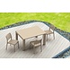 Siesta Siesta Vegas Uitschuifbare Tuintafel Small 100/140 cm Taupe Siesta Siesta Vegas Uitschuifbare Tuintafel Small 100/140 cm Taupe
