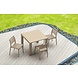 Siesta Siesta Vegas Uitschuifbare Tuintafel Small 100/140 cm Taupe Siesta Siesta Vegas Uitschuifbare Tuintafel Small 100/140 cm Taupe