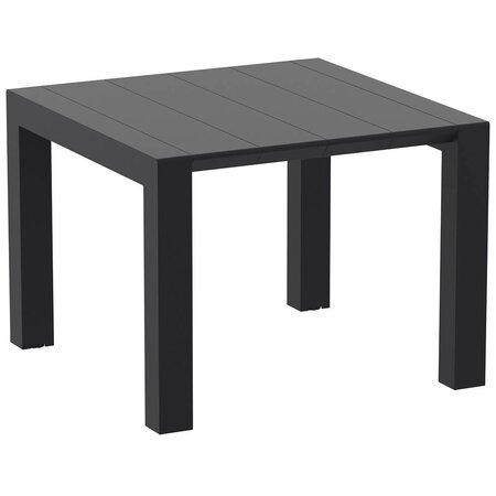 Siesta Siesta Vegas Uitschuifbare Tuintafel Small 100/140 cm Zwart