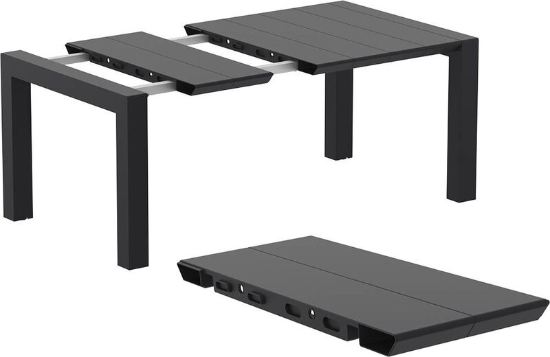 Siesta Siesta Vegas Uitschuifbare Tuintafel Small 100/140 cm Zwart