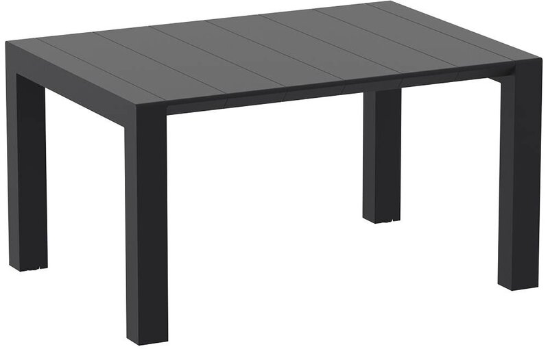 Siesta Siesta Vegas Uitschuifbare Tuintafel Small 100/140 cm Zwart
