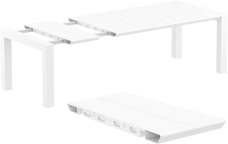 Siesta Siesta Vegas Uitschuifbare Tuintafel Medium 180/220 cm Wit