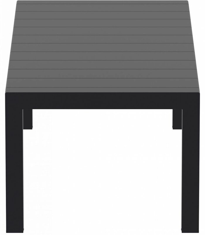Siesta Siesta Vegas Uitschuifbare Tuintafel Medium 180/220 cm Zwart