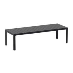 Siesta Siesta Atlantic Uitschuifbare Tuintafel XL 210/280 cm Zwart