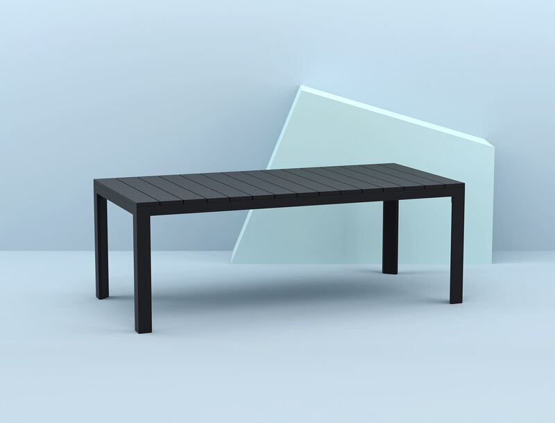 Siesta Siesta Atlantic Uitschuifbare Tuintafel XL 210/280 cm Zwart