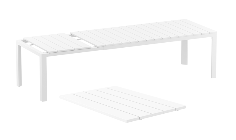 Siesta Siesta Atlantic Uitschuifbare Tuintafel XL 210/280 cm Wit
