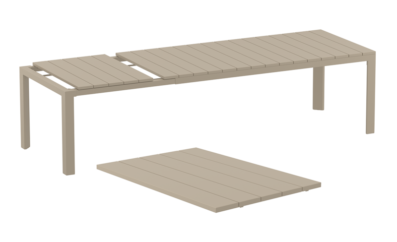 Siesta Siesta Atlantic Uitschuifbare Tuintafel XL 210/280 cm Taupe