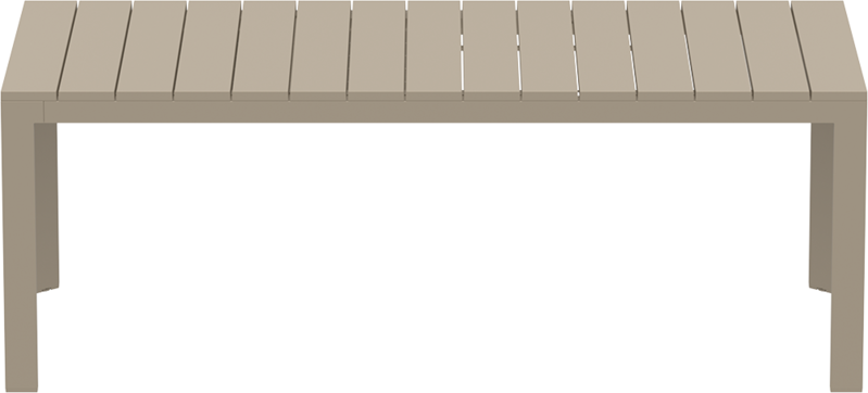 Siesta Siesta Atlantic Uitschuifbare Tuintafel XL 210/280 cm Taupe