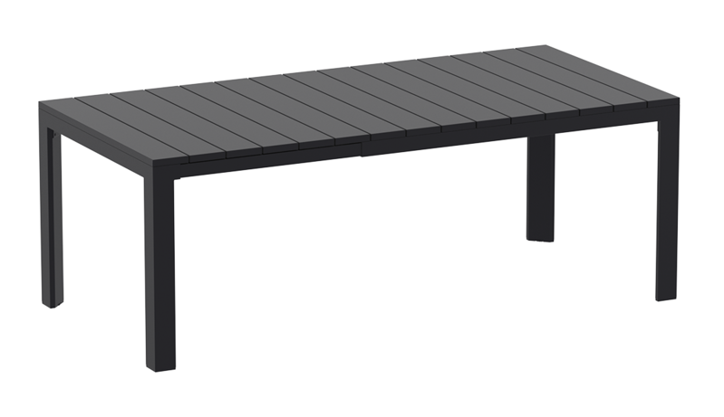 Siesta Siesta Atlantic Uitschuifbare Tuintafel Medium 140/210 cm Zwart