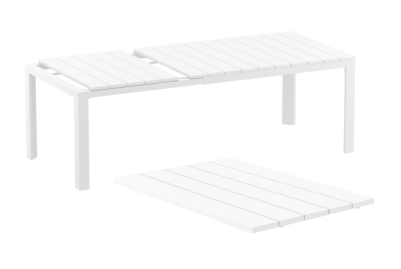 Siesta Siesta Atlantic Uitschuifbare Tuintafel Medium 140/210 cm Wit