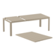 Siesta Siesta Atlantic Uitschuifbare Tuintafel Medium 140/210 cm Taupe Siesta Siesta Atlantic Uitschuifbare Tuintafel Medium 140/210 cm Taupe
