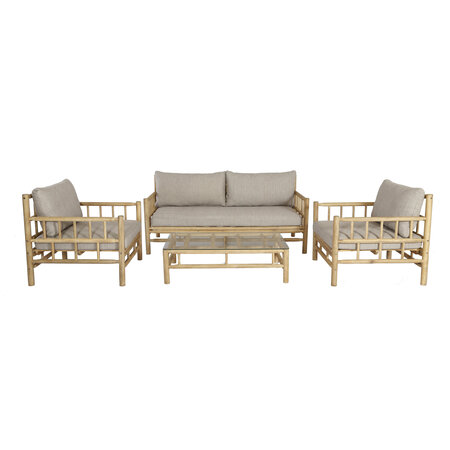 The Outsider Stoel-Bank Loungeset - Bethany - Acaciahout - The Outsider