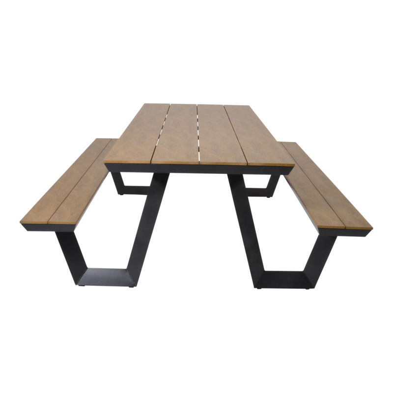 The Outsider The Outsider Fredo Picknicktafel Rechthoek 200cm Polywood