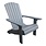 The Outsider The Outsider Milan Loungestoel Adirondack Polywood Grijs