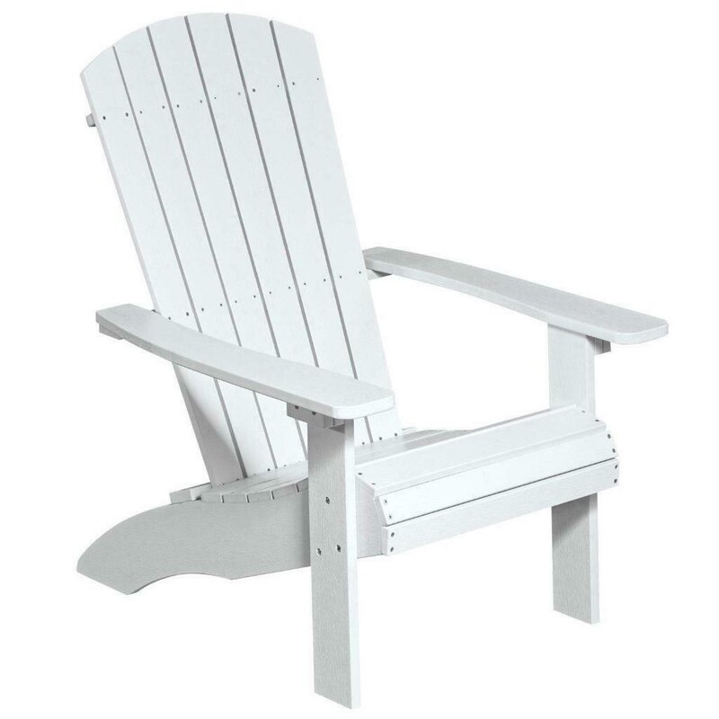 The Outsider The Outsider Milan Loungestoel Adirondack Polywood Wit