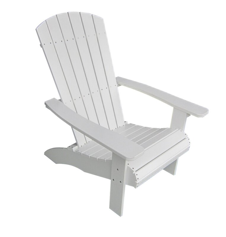 The Outsider The Outsider Milan Loungestoel Adirondack Polywood Wit