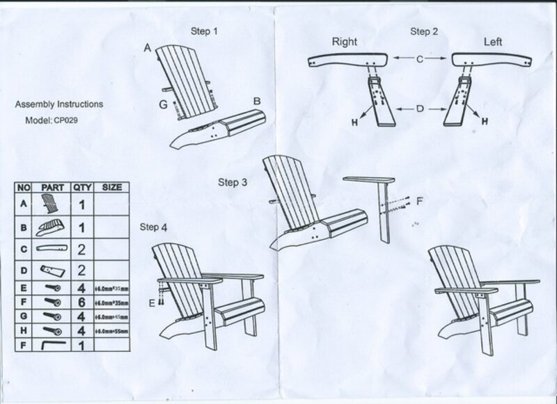 The Outsider The Outsider Milan Loungestoel Adirondack Polywood Wit