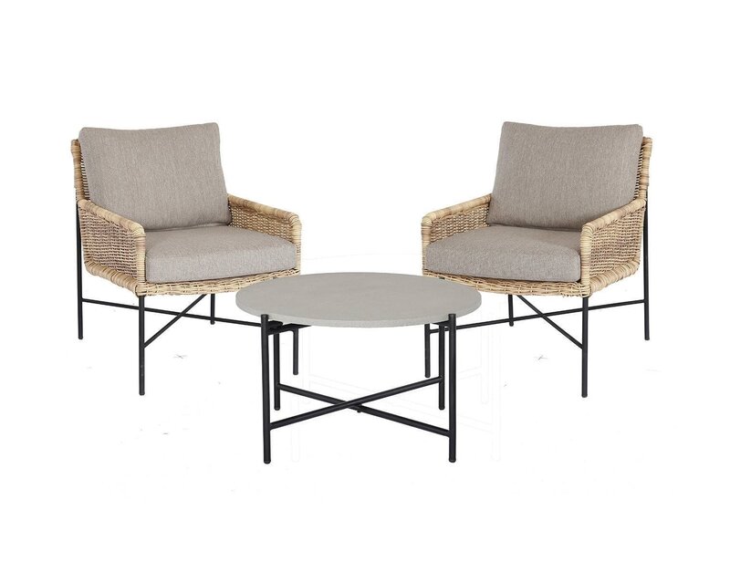 The Outsider Lounge Tuinstoelen - Duoset Estoril - Wicker - Rattan Look - The Outsider