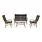 The Outsider The Outsider Milou Stoel-Bank Loungeset Wicker Grijs