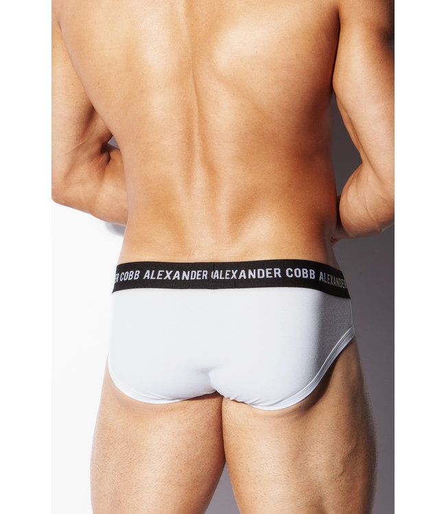 Alexander Cobb Brief White Black