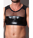 Destructive Crop Tank Black With Black Mesh