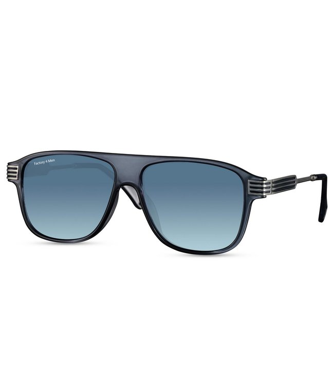 Factory 4 Men Luxe zonnebril met zilveren accent