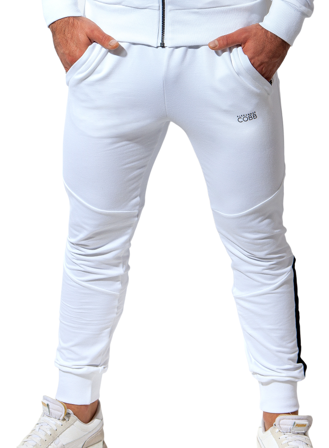 Sport Pant White Black Factory 4 Men
