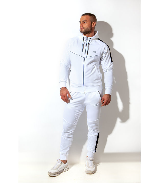Alexander Cobb Sport Pant White - Black