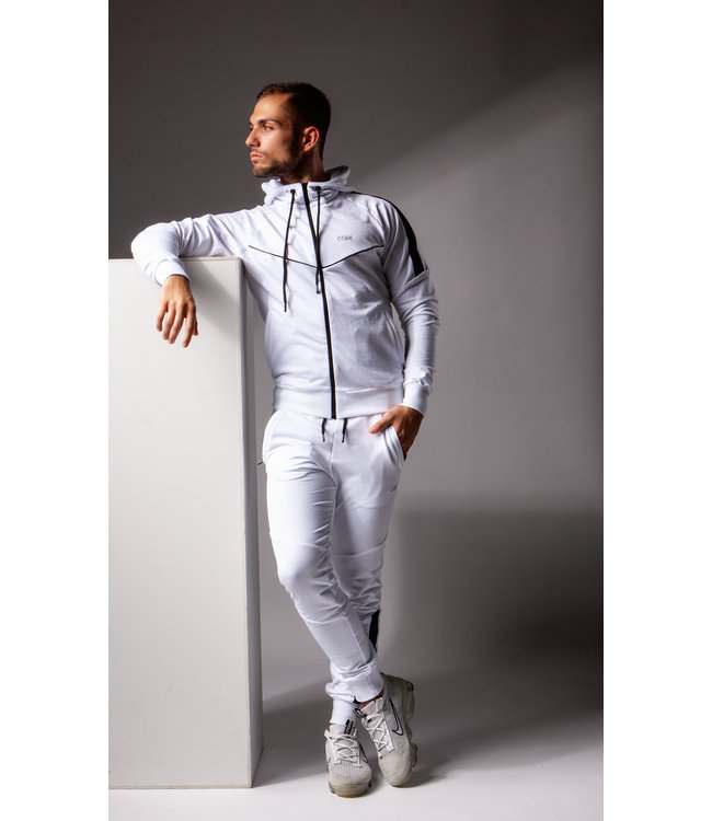 Alexander Cobb Sport Pant White - Black