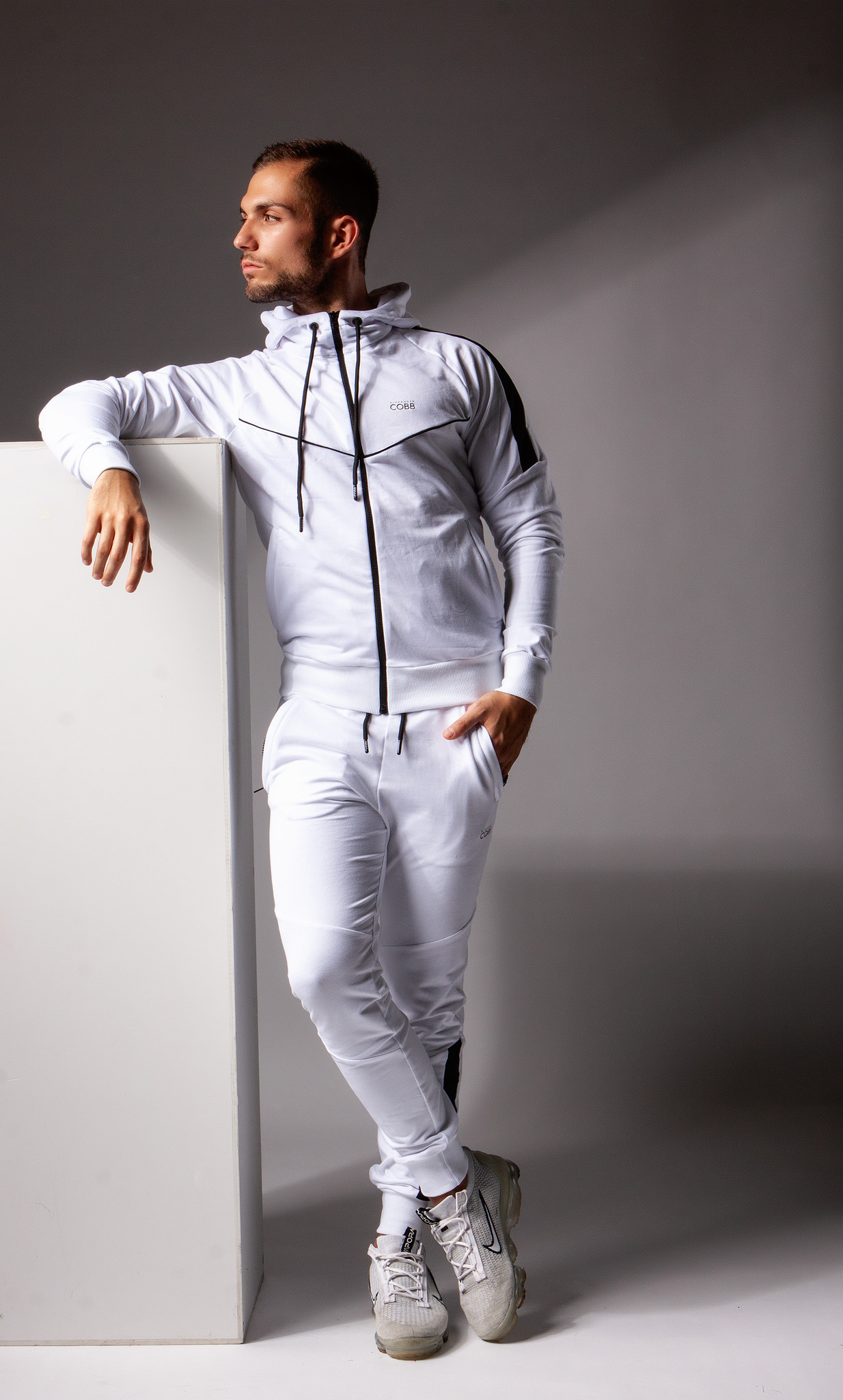 Sport Pant White Black Factory 4 Men