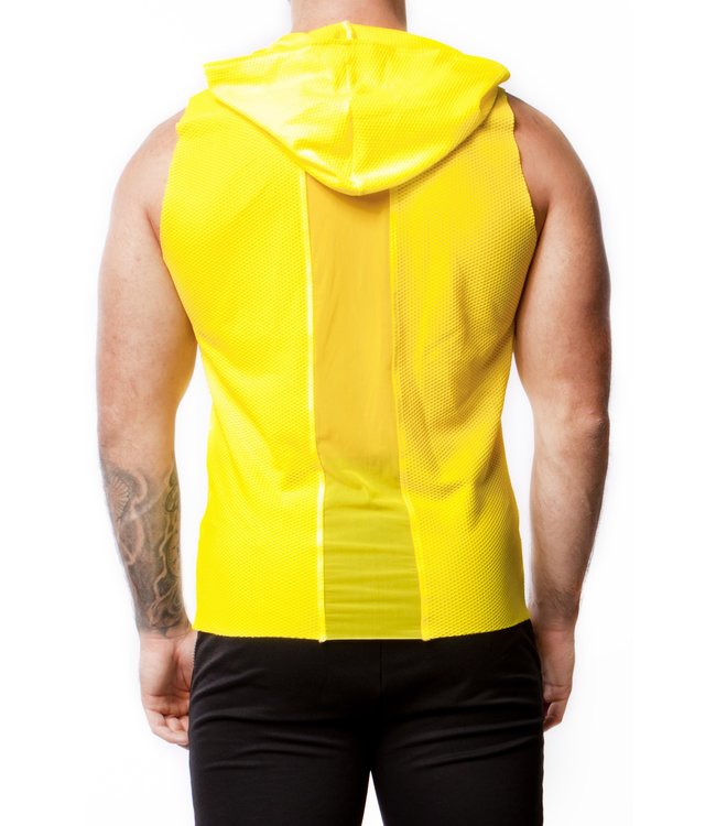 Alexander Cobb Hoodie Sleeveless Mesh Yellow