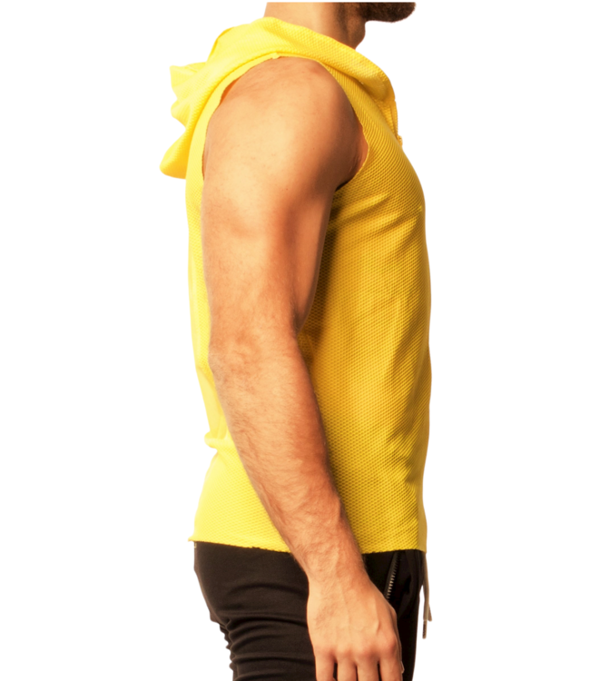 Alexander Cobb Hoodie Sleeveless Mesh Yellow