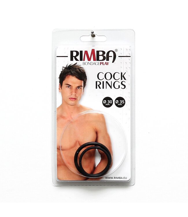 Rubber cockring set 2 stuks