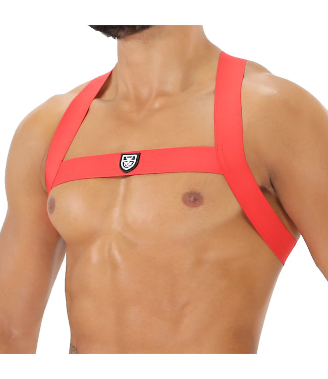 Tof Paris Red Fetish Elastisch Harnas