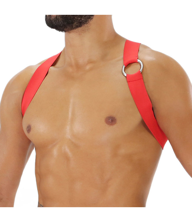 Tof Paris Party Boy Elastic Harness Red