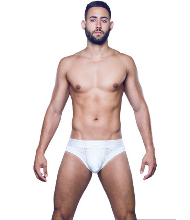 2 Eros Aktiv Pegasus Brief Underwear White/Tan