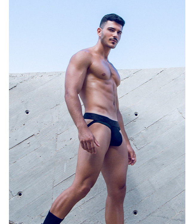 2 Eros Aktiv Pegasus Jockstrap Black/Green