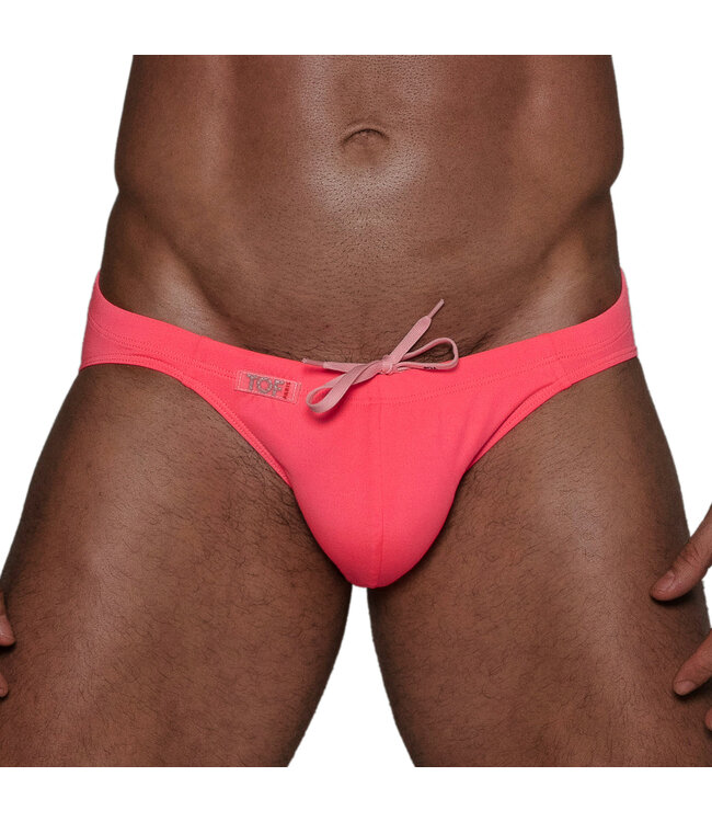 Tof Paris Neon Swim Minibriefs Pink