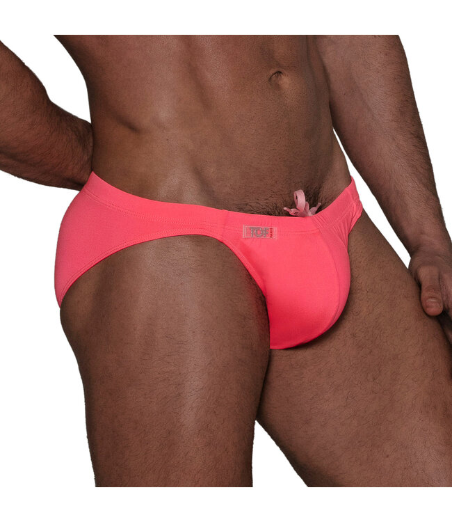 Tof Paris Neon Swim Minibriefs Pink