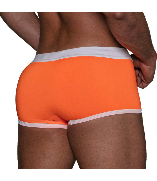 Tof Paris Neon Swim Trunks Orange
