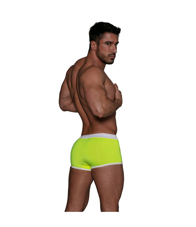 Tof Paris Neon Swim Trunks Yellow