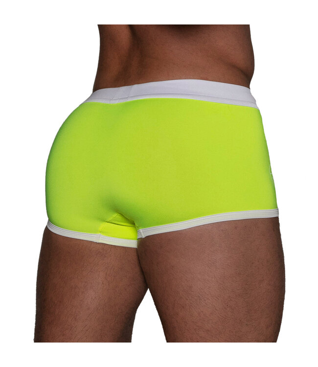 Tof Paris Neon Swim Trunks Yellow